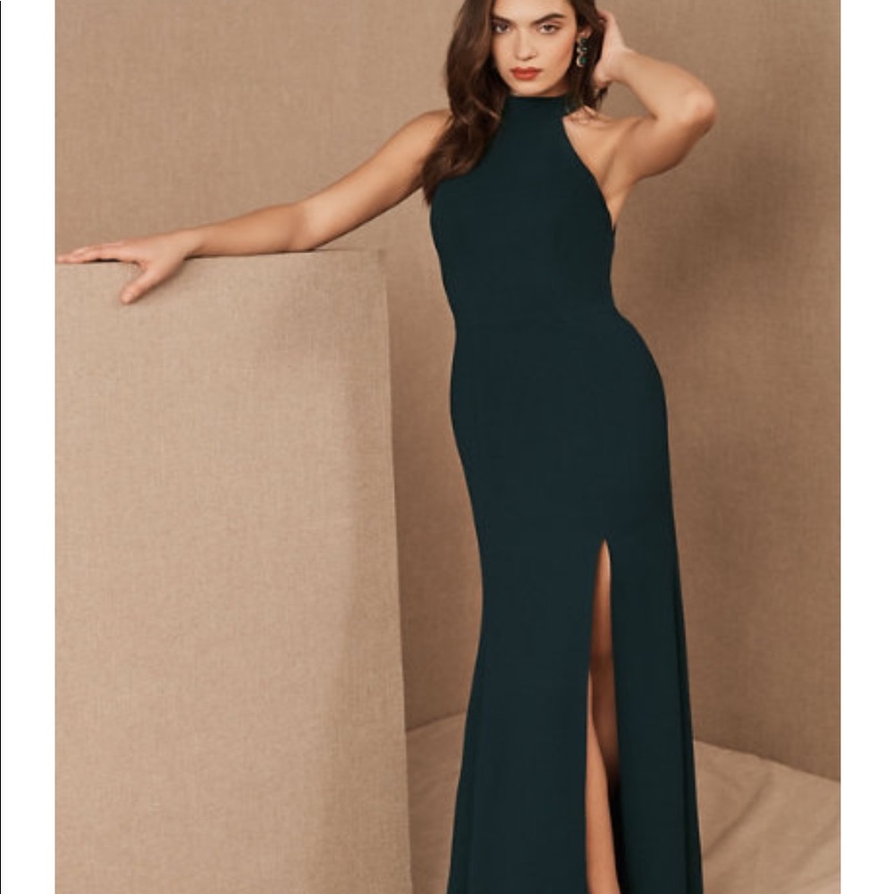 Size 6 BHLDN Montreal Dress in Emerald Green